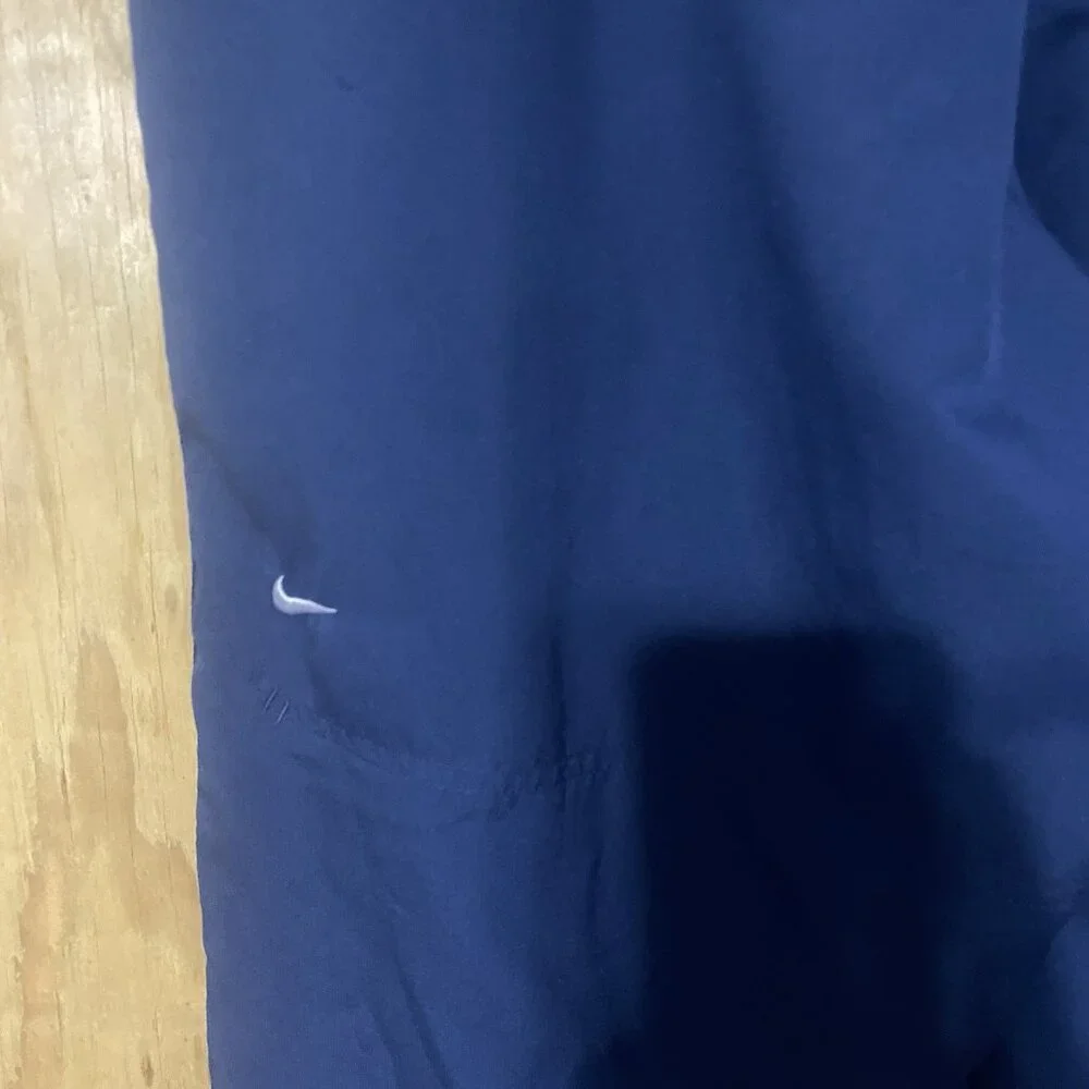 Vintage Nike Windbreaker Track‎ Pant Size XL Mesh Lined Wide Leg Baggy Y2K Navy